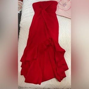 Red MIDI Dress Never been worn. Bought from princess Polly and it was to small.
